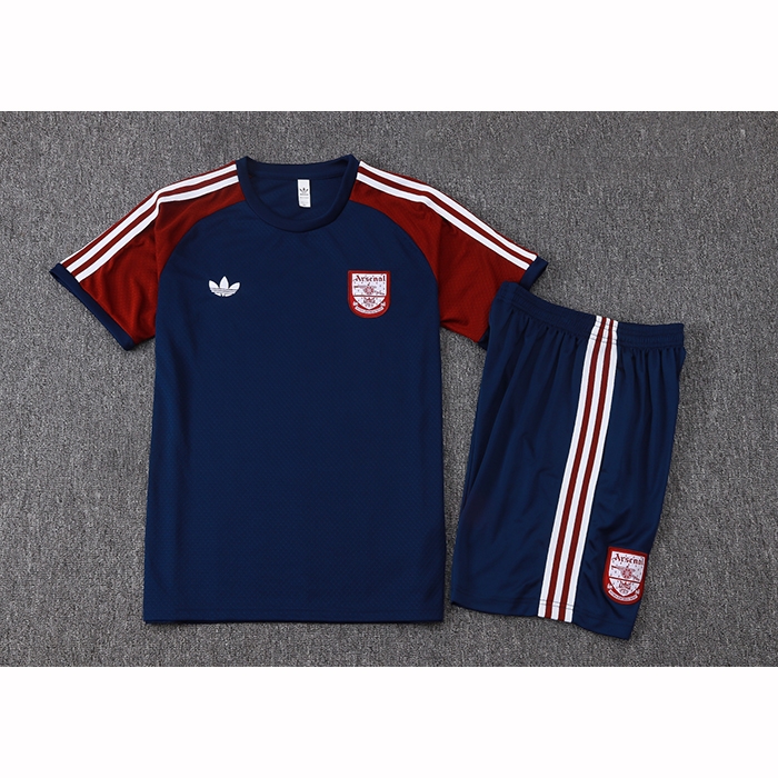 Chandal del Arsenal Manga Corta 25-26 Azul Rojo - Pantalon Corto